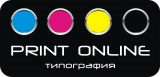 PRINT ONLINE полиграфия - сувениры - дизайн Логотип PRINT ONLINE полиграфия - сувениры - дизайн