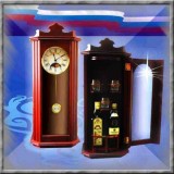 Часы с баром Эллегия, Россия Часы с баром Эллегия, Россия
