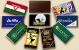 Мини- шоколадки с корпоративной символикой на этикете, плитка 3 г. Мини- шоколадки с корпоративной символикой на этикете, плитка 3 г.