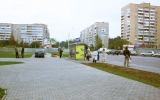 Остановочные комплексы. Остановка напротив магазина Остановочные комплексы. Остановка напротив магазина